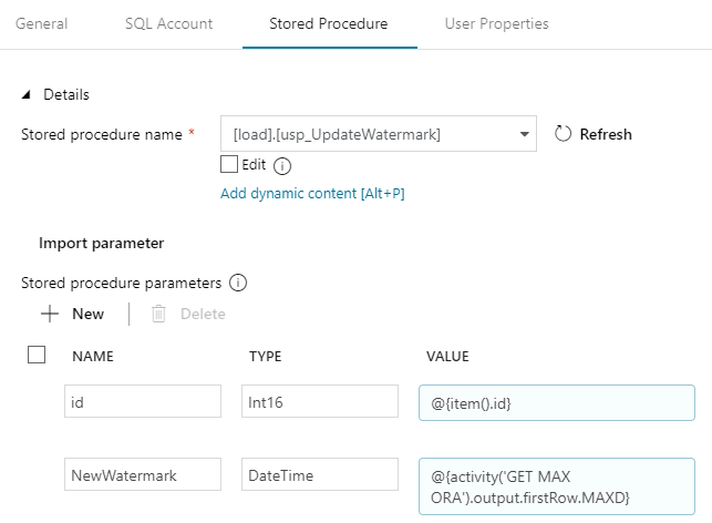 dynamic expression in pre SQL script on Azure SQL sink results in error  running pipeline - Microsoft Q&A